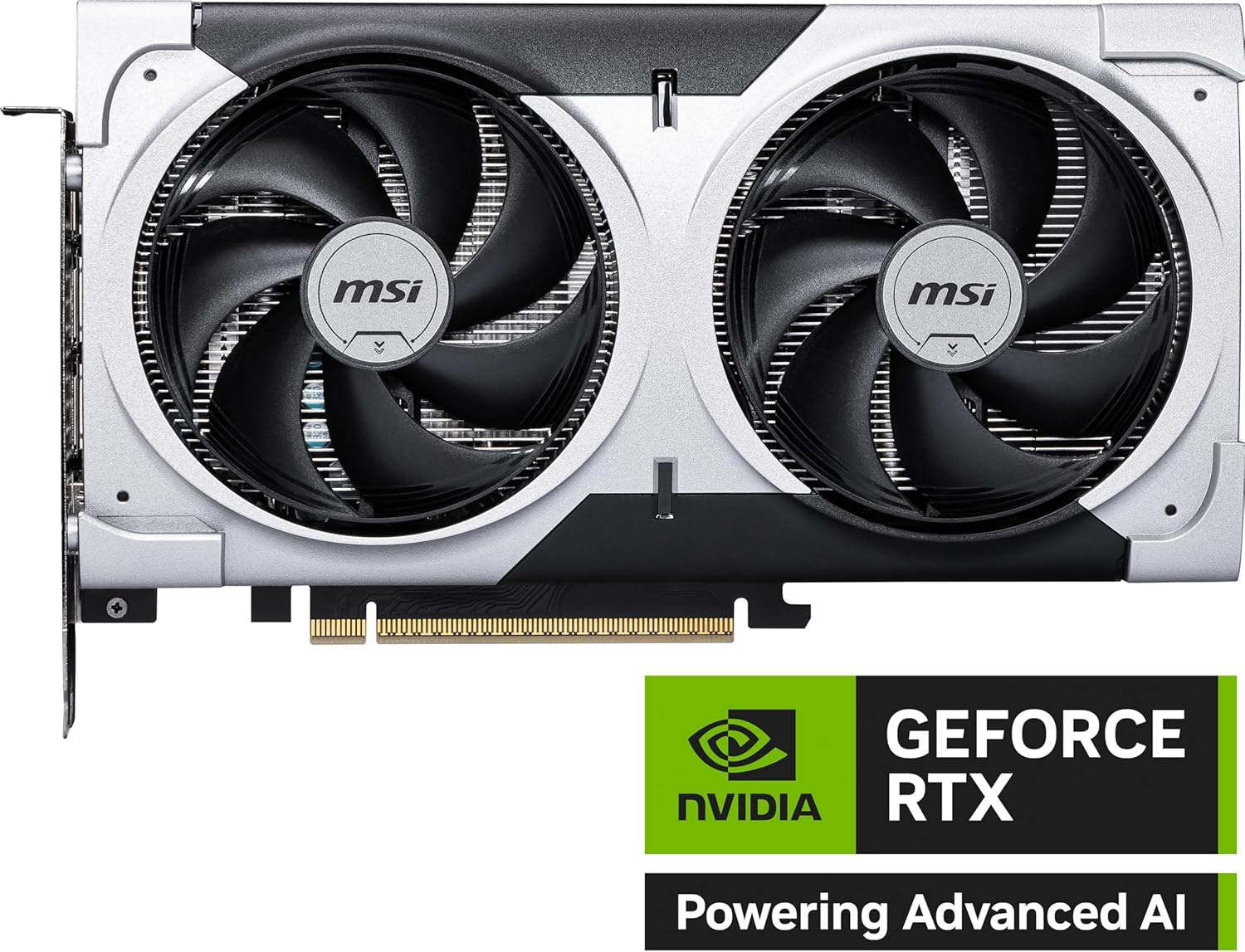 Tarjeta de Video MSI NVIDIA GeForce RTX 5060 Ti VENTUS 2X OC PLUS, 8GB 128-bit GDDR7, PCI Express x16 5.0 Tarjeta de Video MSI NVIDIA GeForce RTX 5060 Ti VENTUS 2X OC PLUS, 8GB 128-bit GDDR7, PCI Express x16 5.0